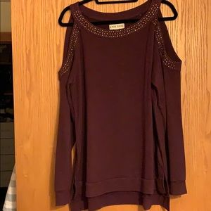 Knox Rose peak a Maroon crewneck sweatshirt XL